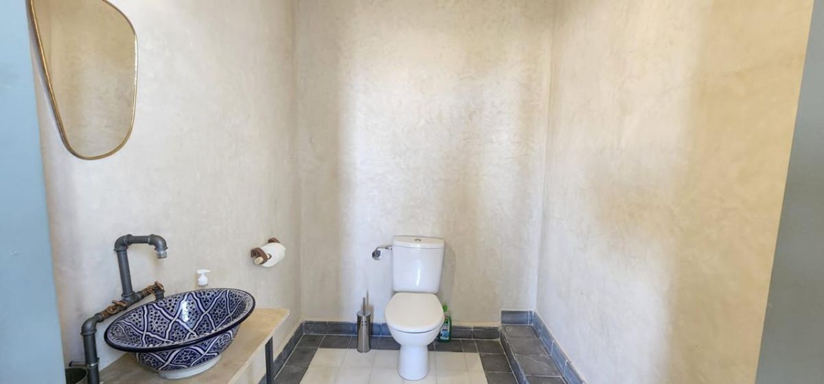 toilettes maison d'hote marrakech